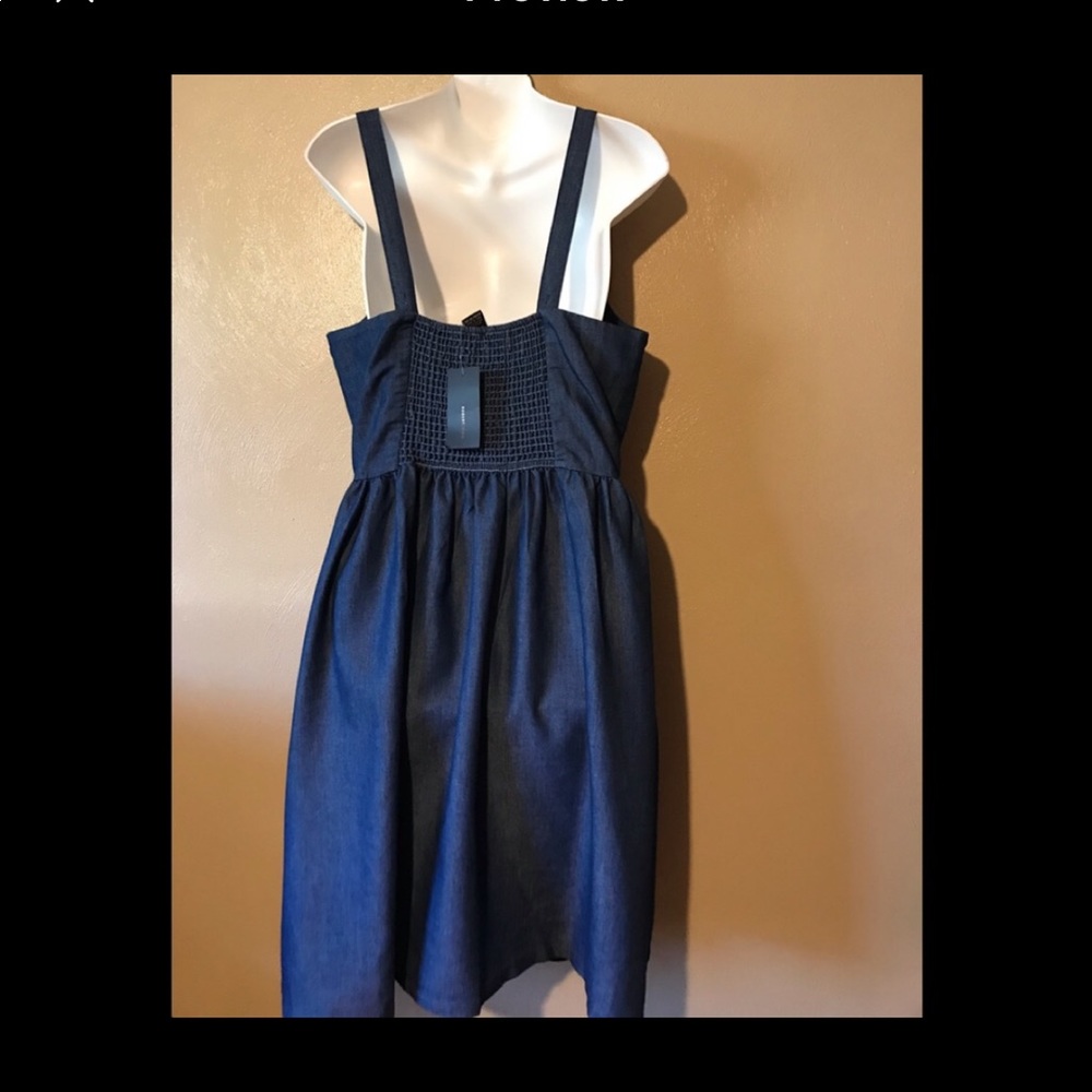 Robert Louis denim dress w/pockets size M - Picture 2 of 4